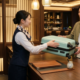 フロントの女性